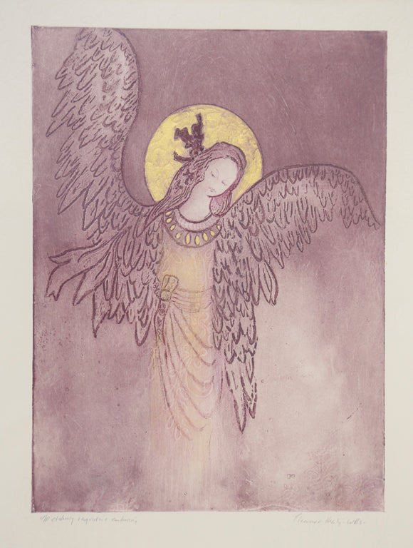 Guardian Angel With Wings (pink)